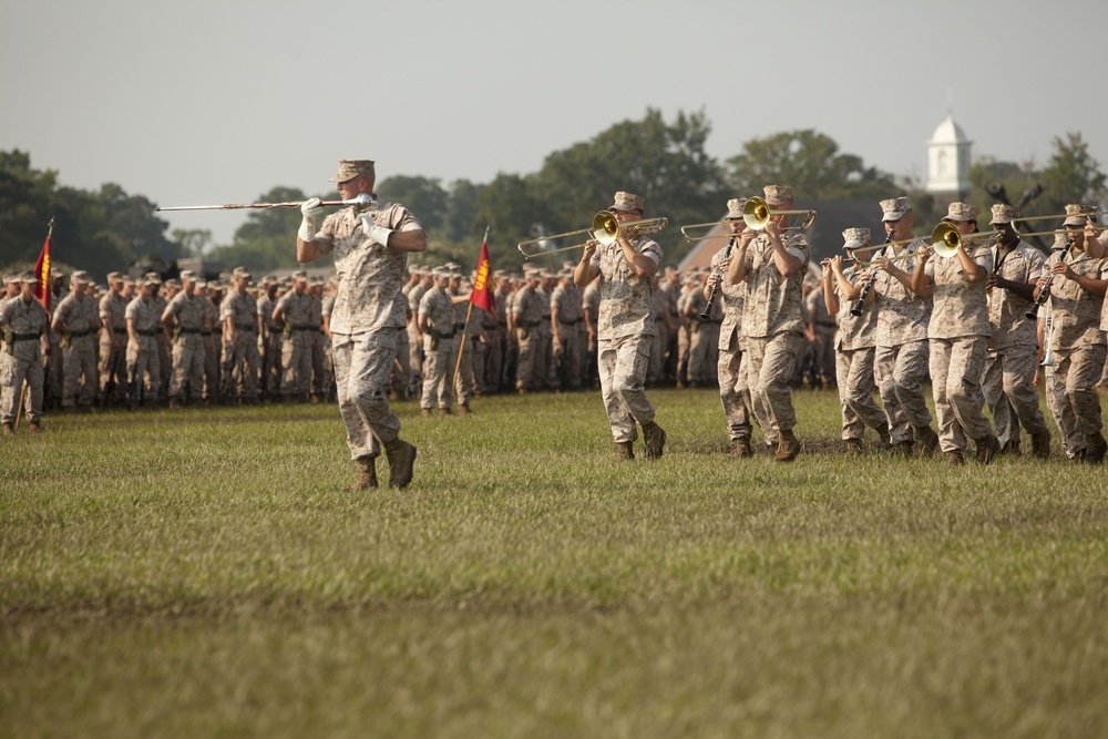 2nd Marine Division Change of Command Ceremony