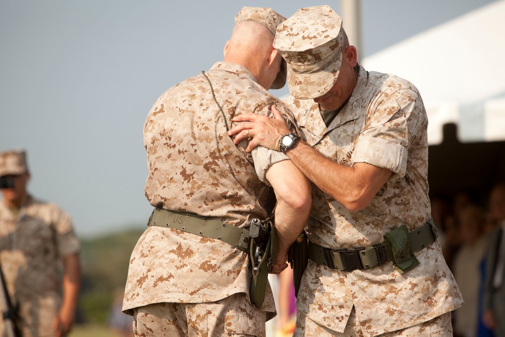 2nd Marine Division Change of Command Ceremony