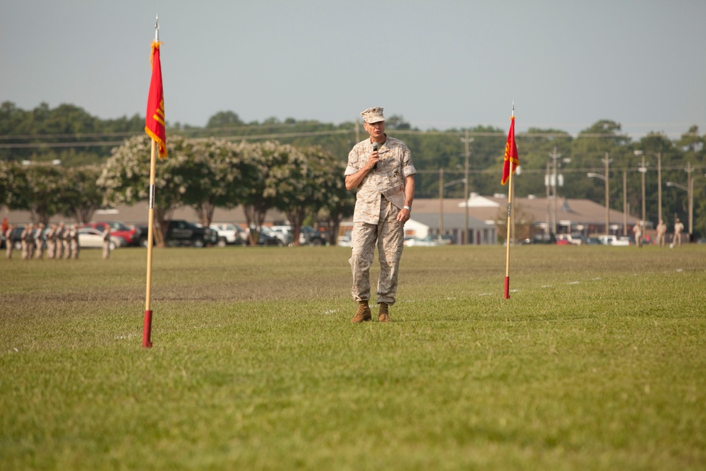 2nd Marine Division Change of Command Ceremony