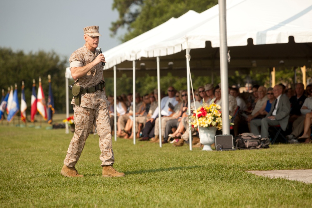 2nd Marine Division Change of Command Ceremony