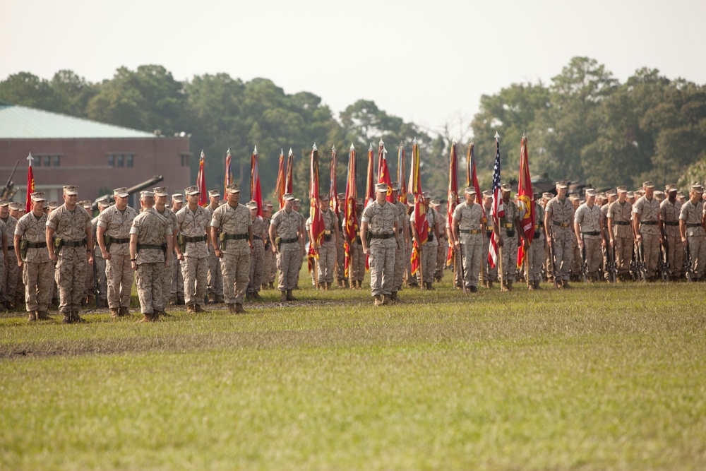 2nd Marine Division Change of Command Ceremony