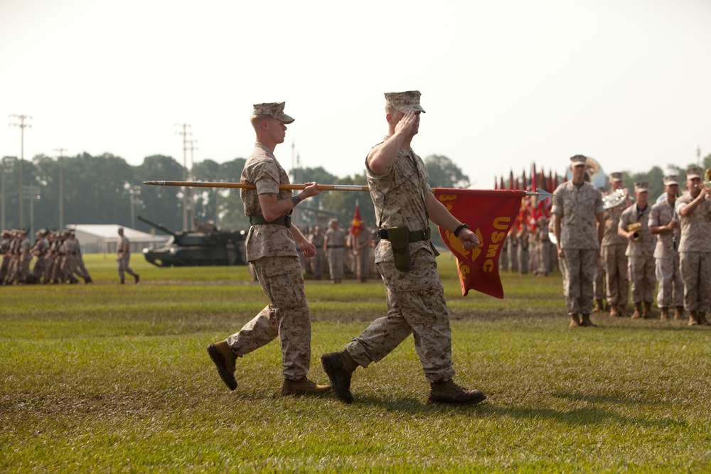 2nd Marine Division Change of Command Ceremony