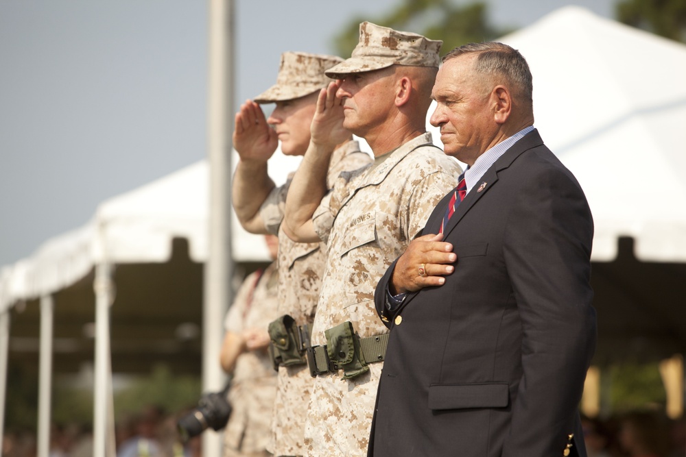 2nd Marine Division Change of Command Ceremony