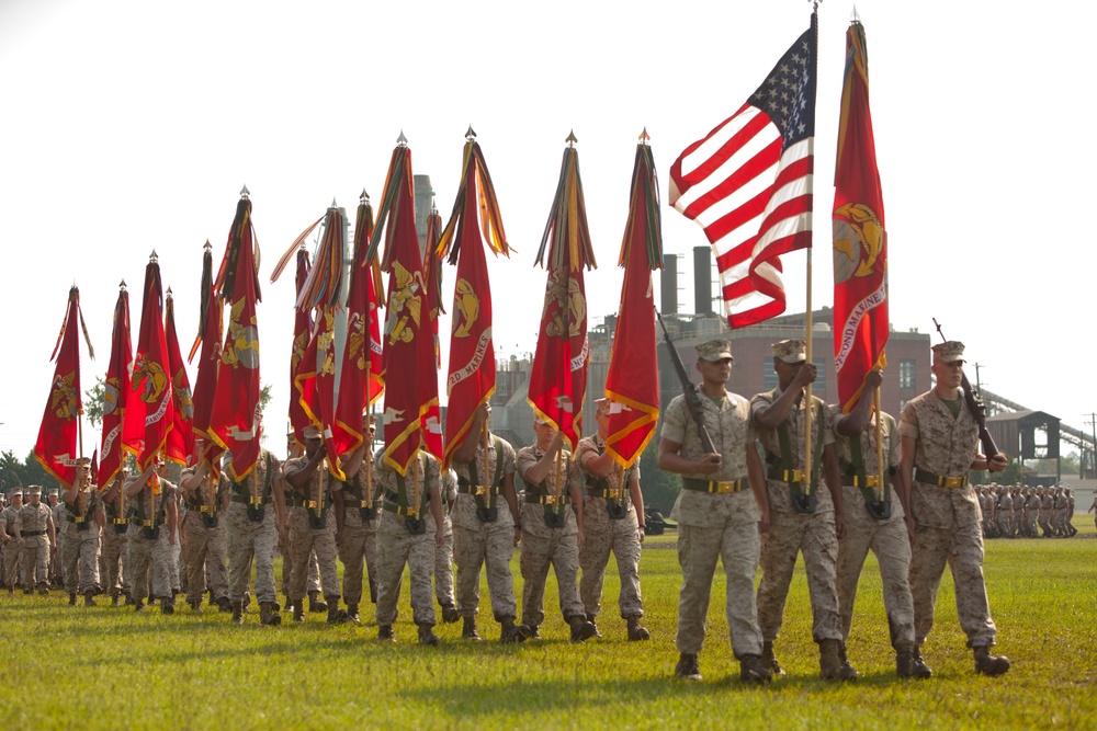 2nd Marine Division Change of Command Ceremony