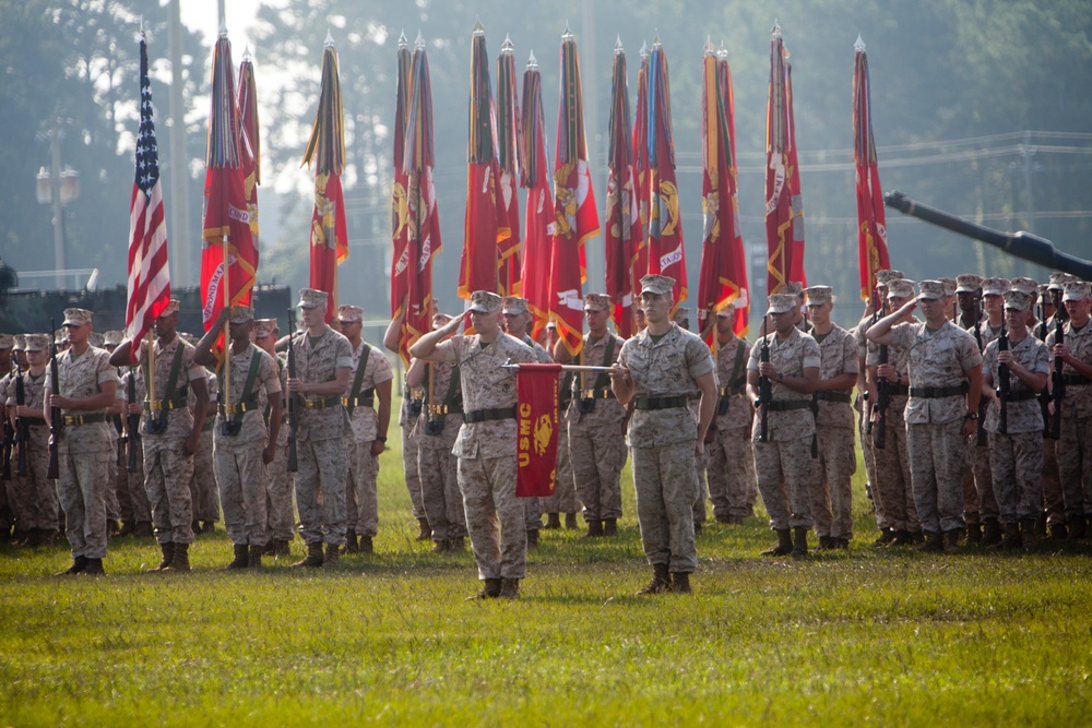 2nd Marine Division Change of Command Ceremony