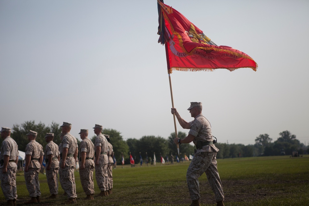 2nd Marine Division Change of Command Ceremony