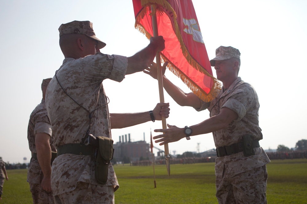 2nd Marine Division Change of Command Ceremony