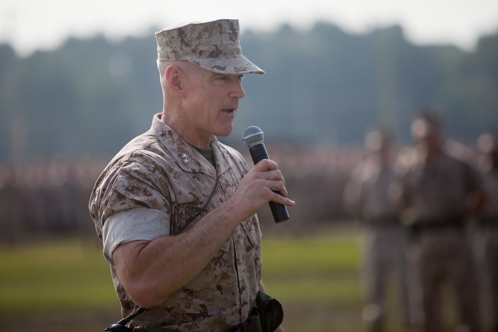 2nd Marine Division Change of Command Ceremony