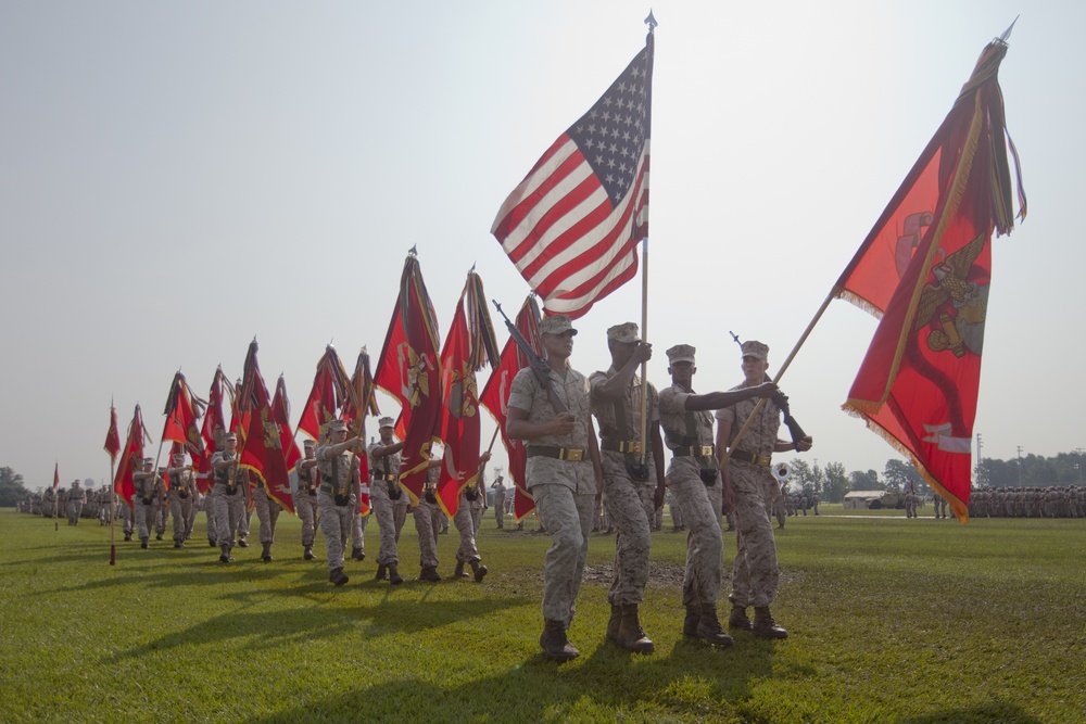 2nd Marine Division Change of Command Ceremony