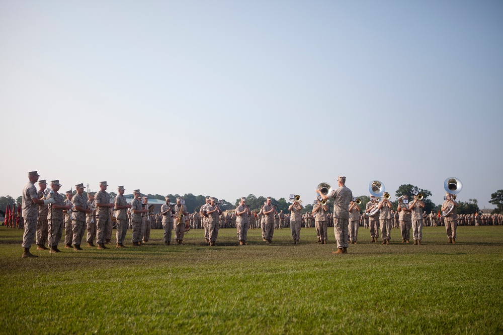 2nd Marine Division Change of Command Ceremony