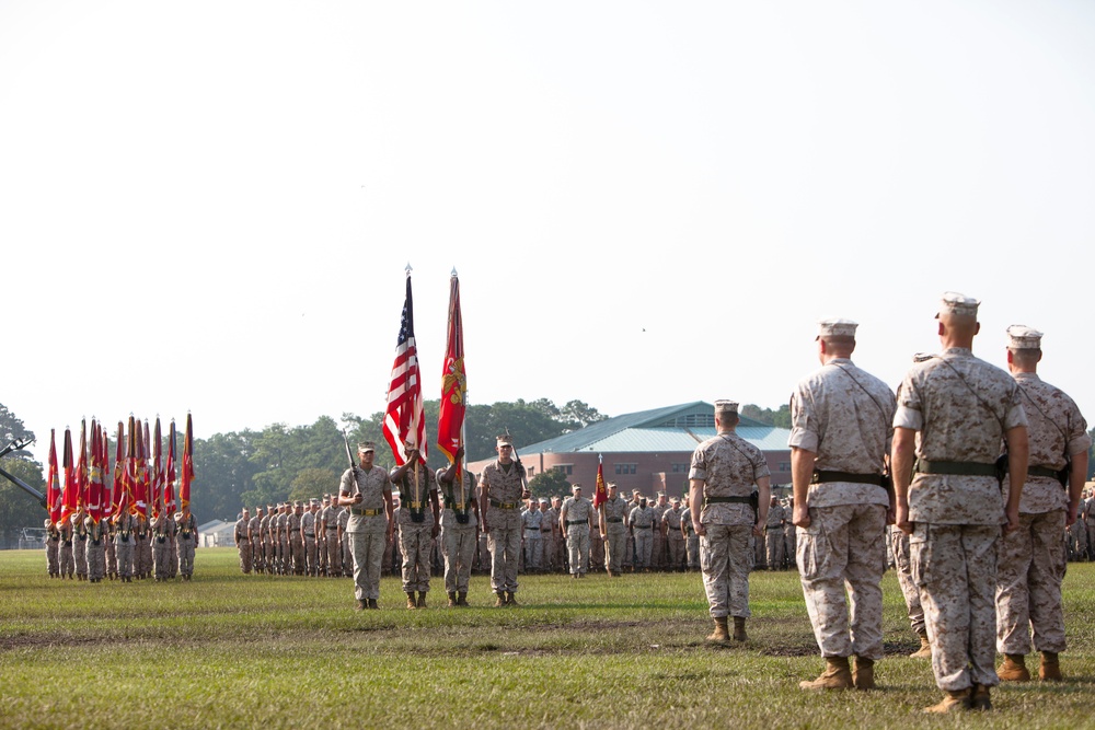 2nd Marine Division Change of Command Ceremony