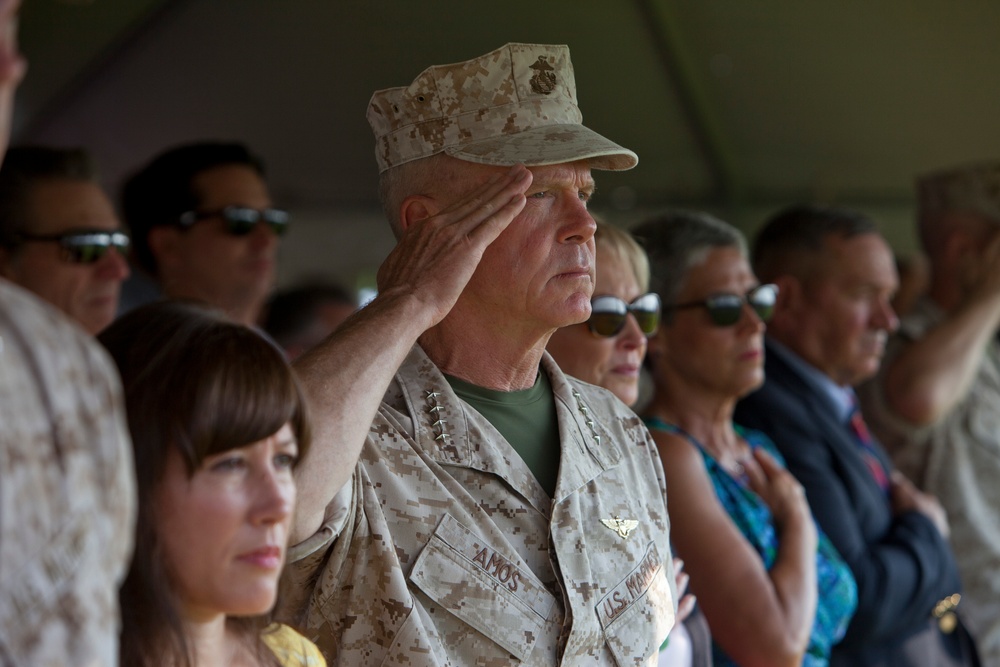 2nd Marine Division Change of Command Ceremony