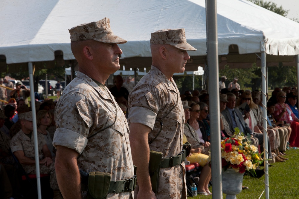 2nd Marine Division Change of Command Ceremony