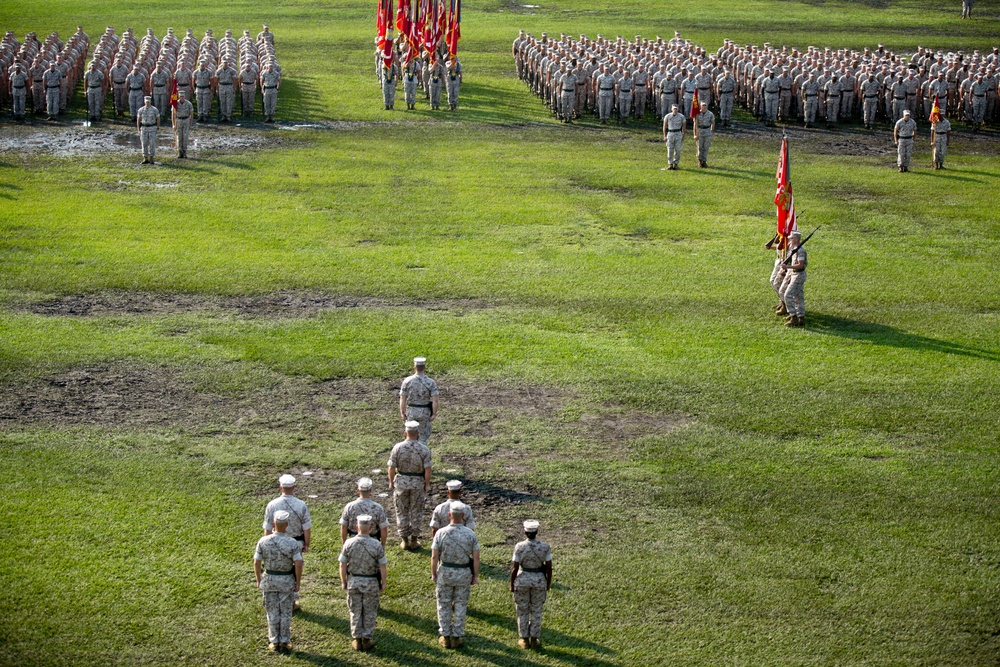 2nd Marine Division Change of Command Ceremony