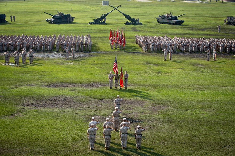 2nd Marine Division Change of Command Ceremony