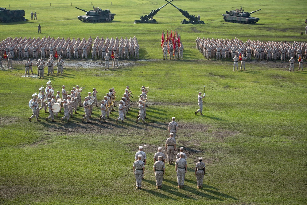 2nd Marine Division Change of Command Ceremony