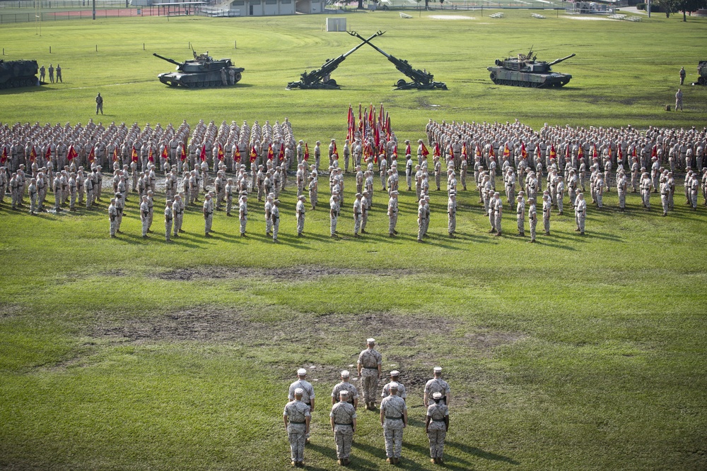 2nd Marine Division Change of Command Ceremony