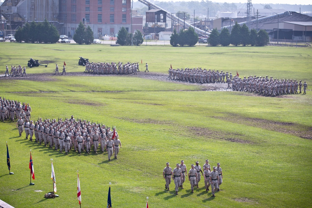 2nd Marine Division Change of Command Ceremony