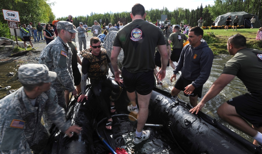 JBER paratroopers conduct water jump