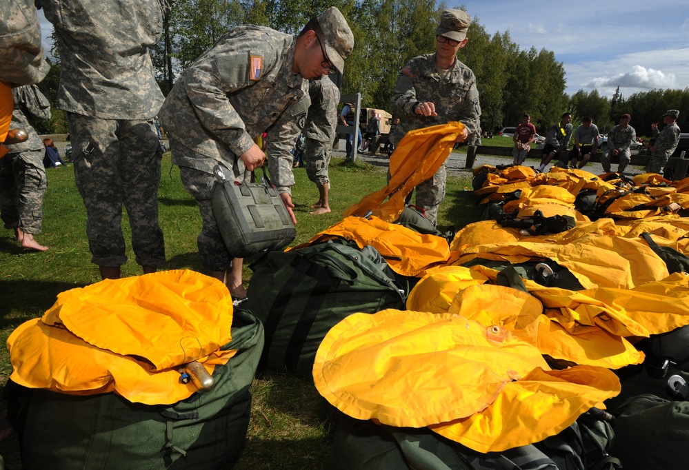 JBER paratroopers conduct water jump