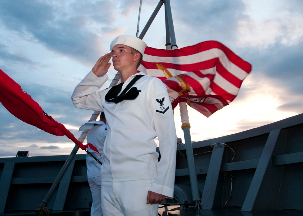 USS Emory S. Land operations