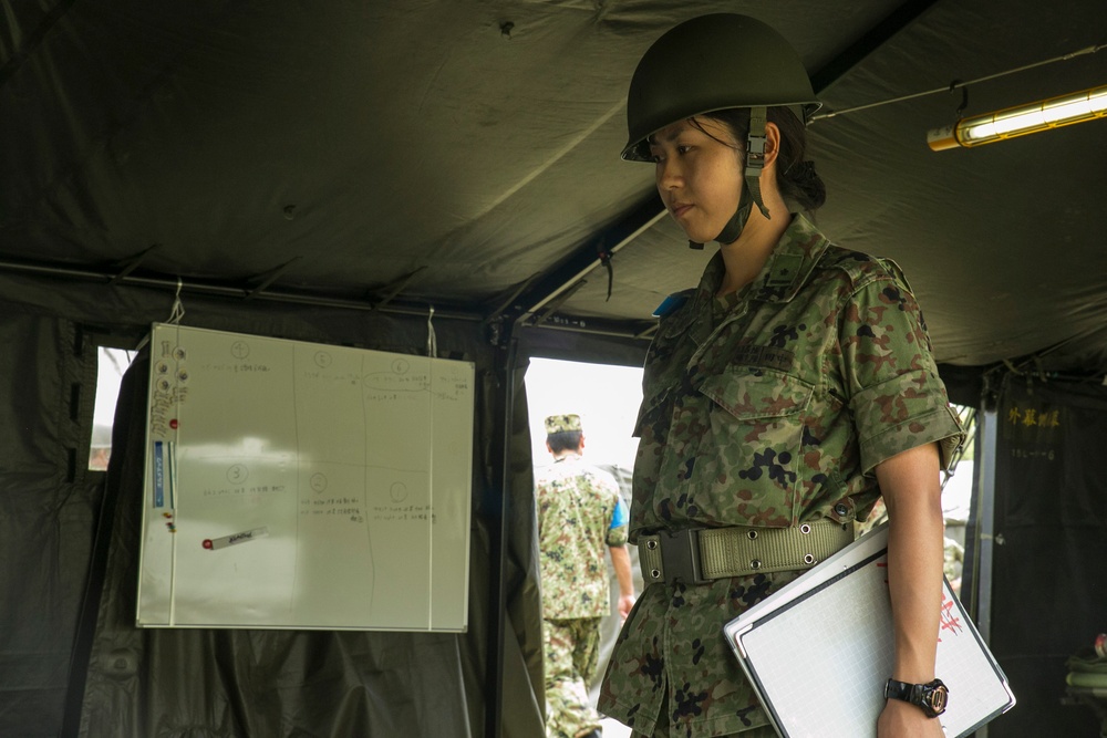 JGSDF, US service members simulate earthquake response