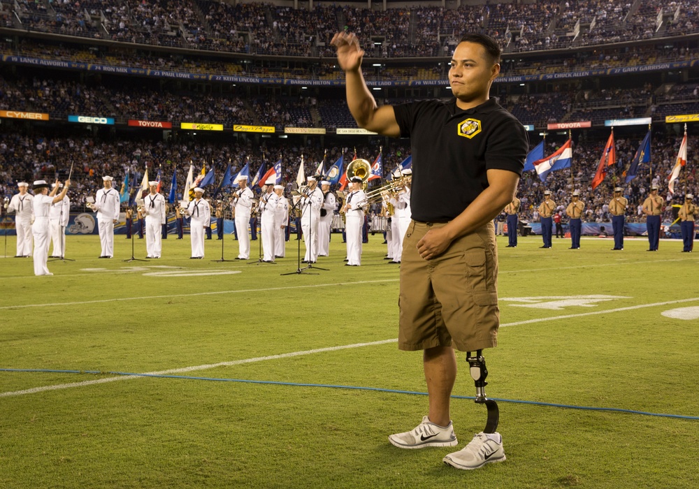 San Diego Service members attend 26th Annual Salute to the Military game