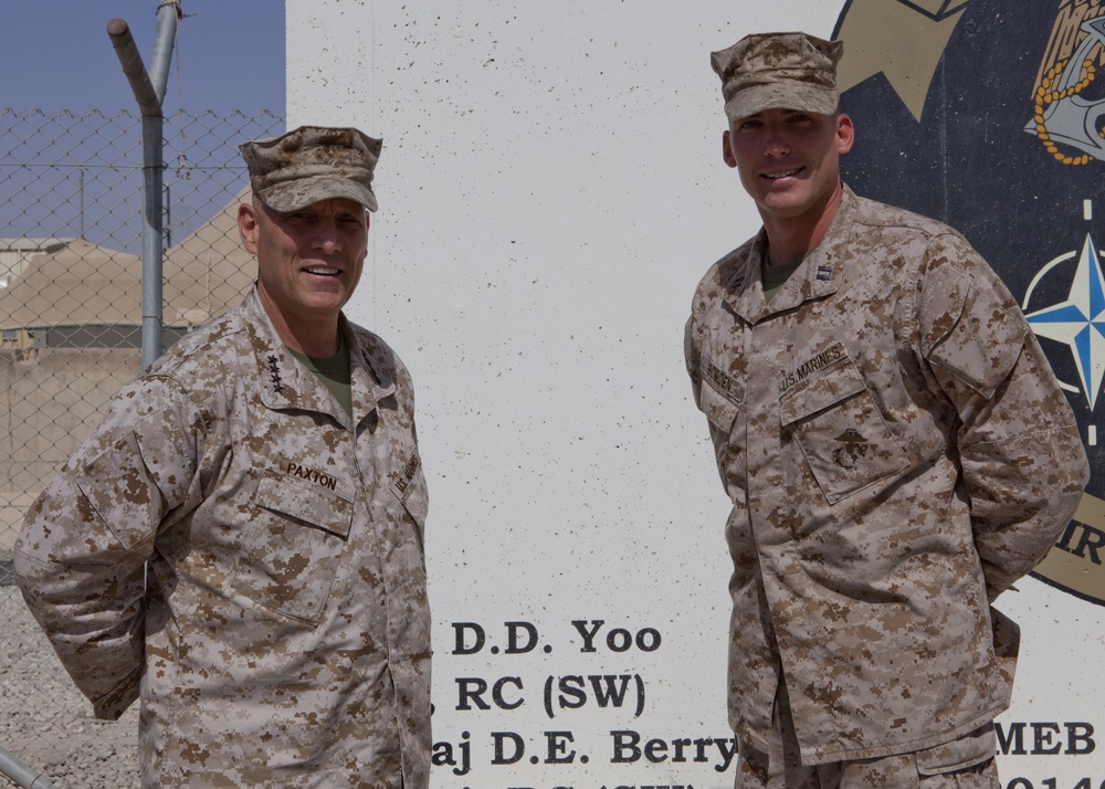 Marine Corps Assistant Commandant Visits Camp Leatherneck