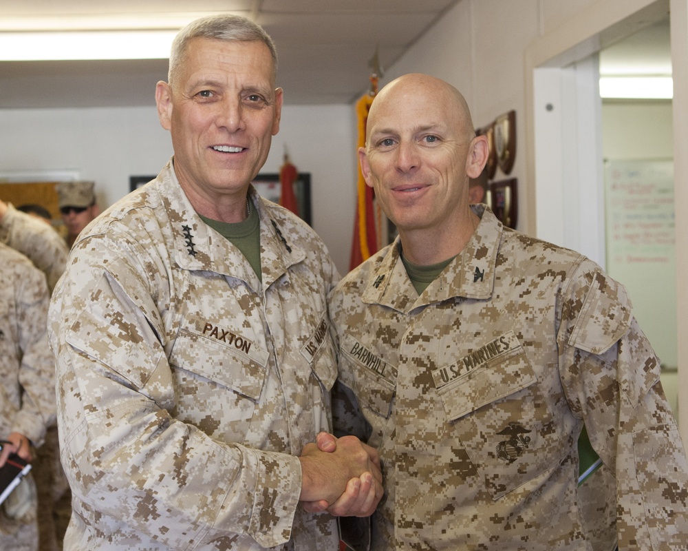 Marine Corps Assistant Commandant Visits Camp Leatherneck