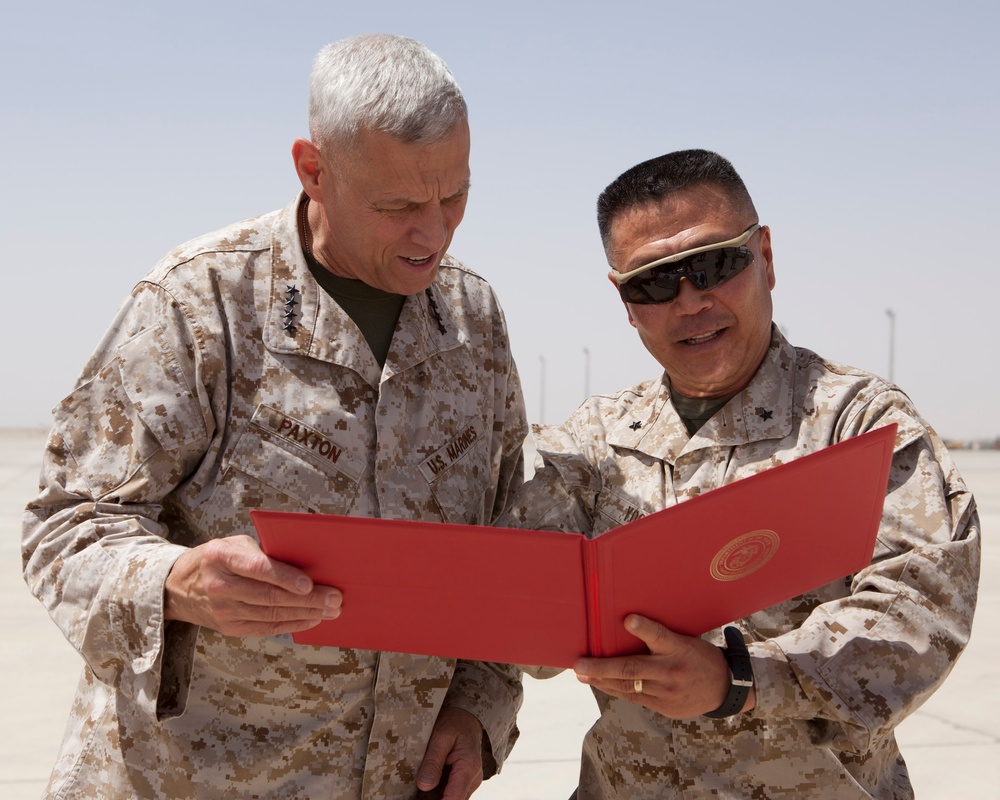 Marine Corps Assistant Commandant Visits Camp Leatherneck