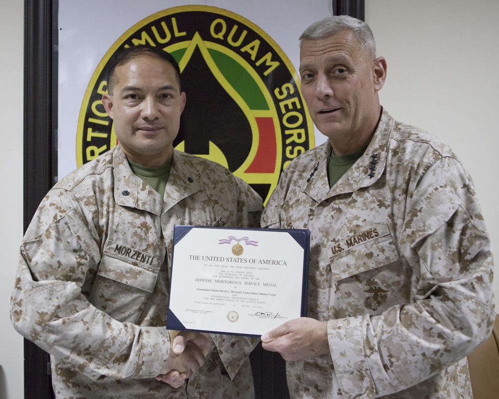 Marine Corps Assistant Commandant Visits CENTCOM