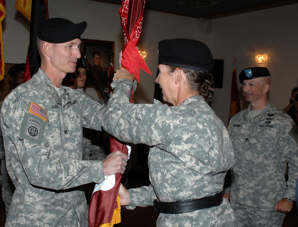 598th Transportation Brigade change of command