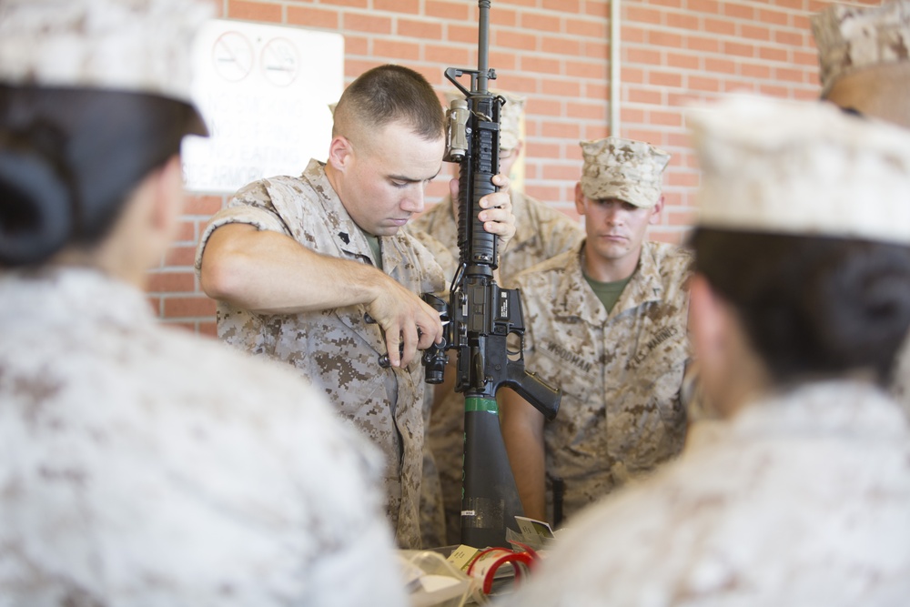 ITB Alpha Co Weapons Issue