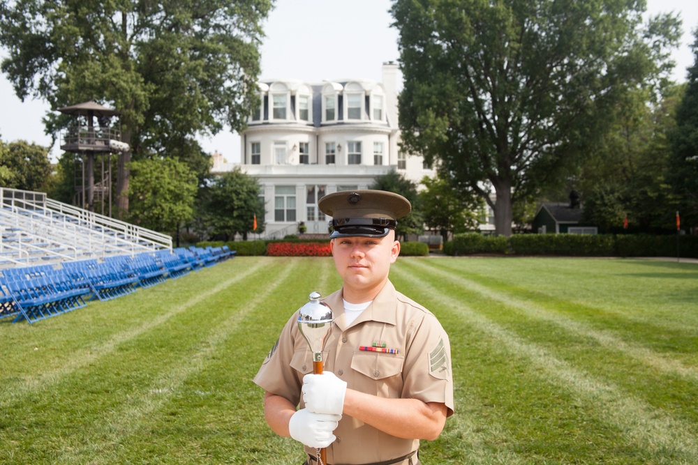 NCO Drum Major Chosen at Marine Barracks Washington, D.C.