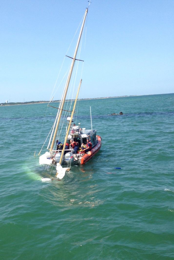 Brant Point Coast Guard rescues sailors in Nantucket Harbor