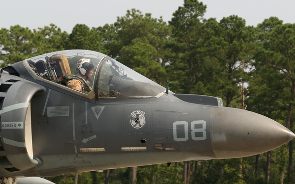 VMA-223 conducts first East Coast Harrier squadron AMRAAM exercise