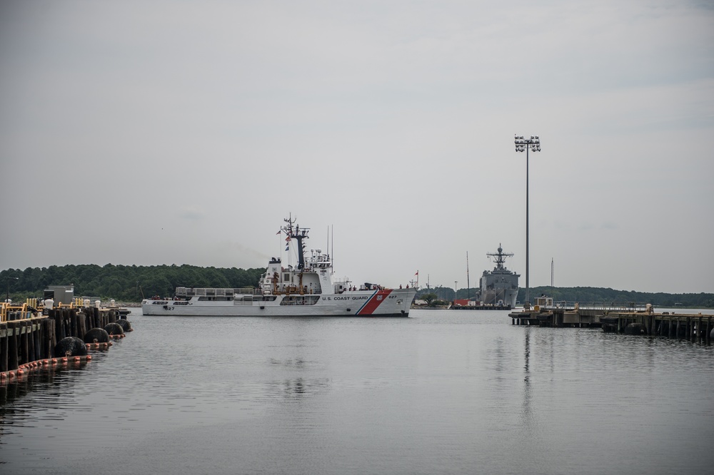 Coast Guard Cutter Vigorous arrives at new home port