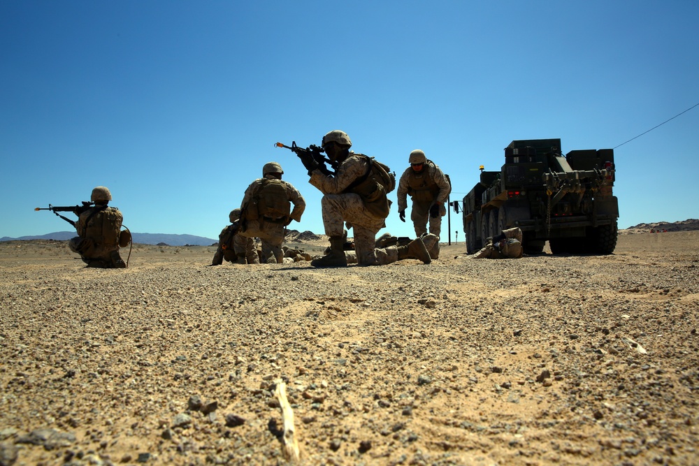 Logistic Marines re-familiarize themselves with convoys