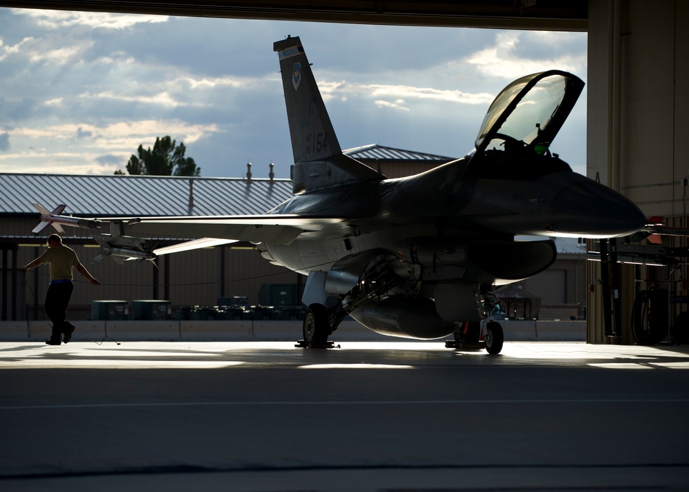 54th Fighter Group pilots train over White Sands Missile Range