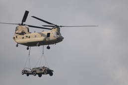 Red Bull field artillery battalion takes flight