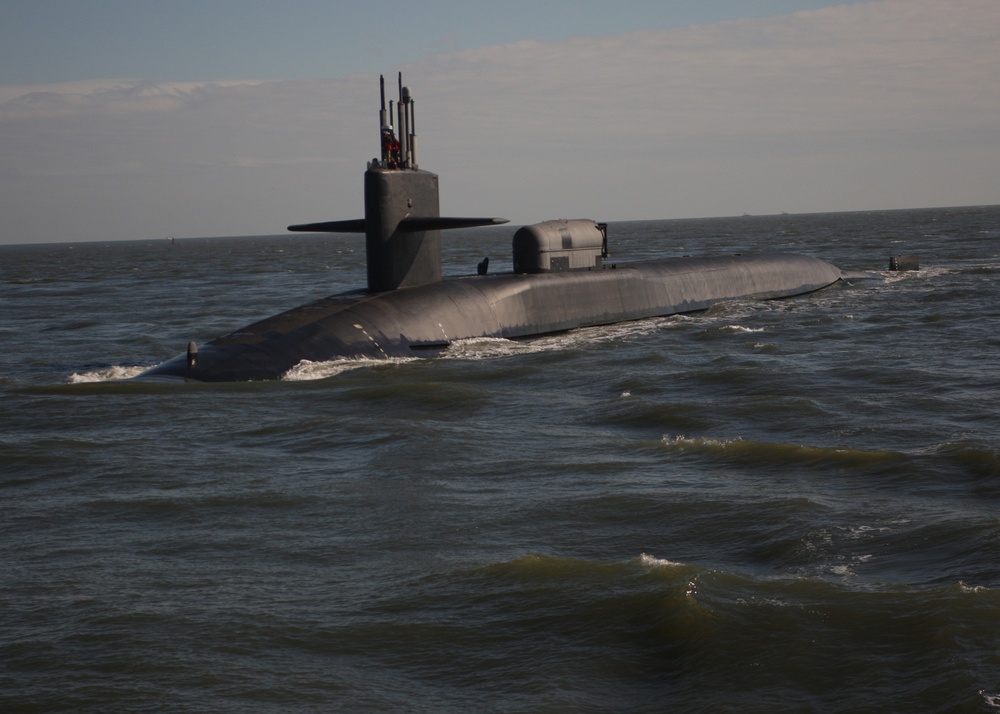 USS Georgia operations