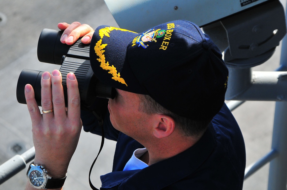 USS Boxer operations