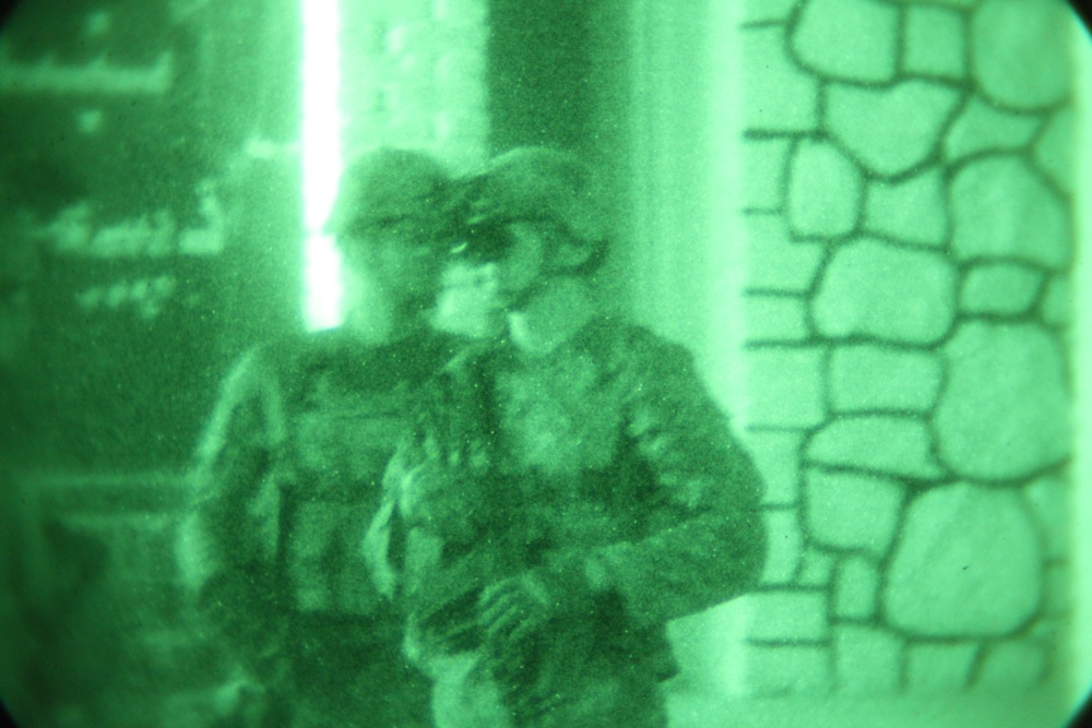 Night patrol in Afghanistan