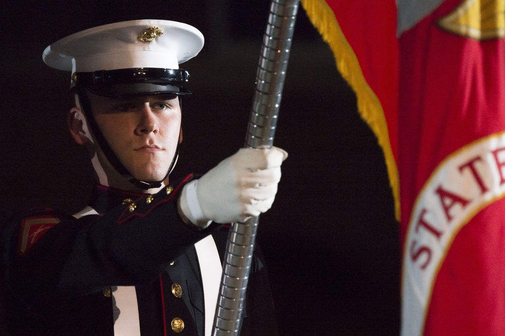 Evening Parade in honor of Adm. James A. Winnefeld Jr.