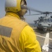 USS Arleigh Burke flight deck operations