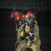 USS Nimitz Sailors practice firefighting techniques