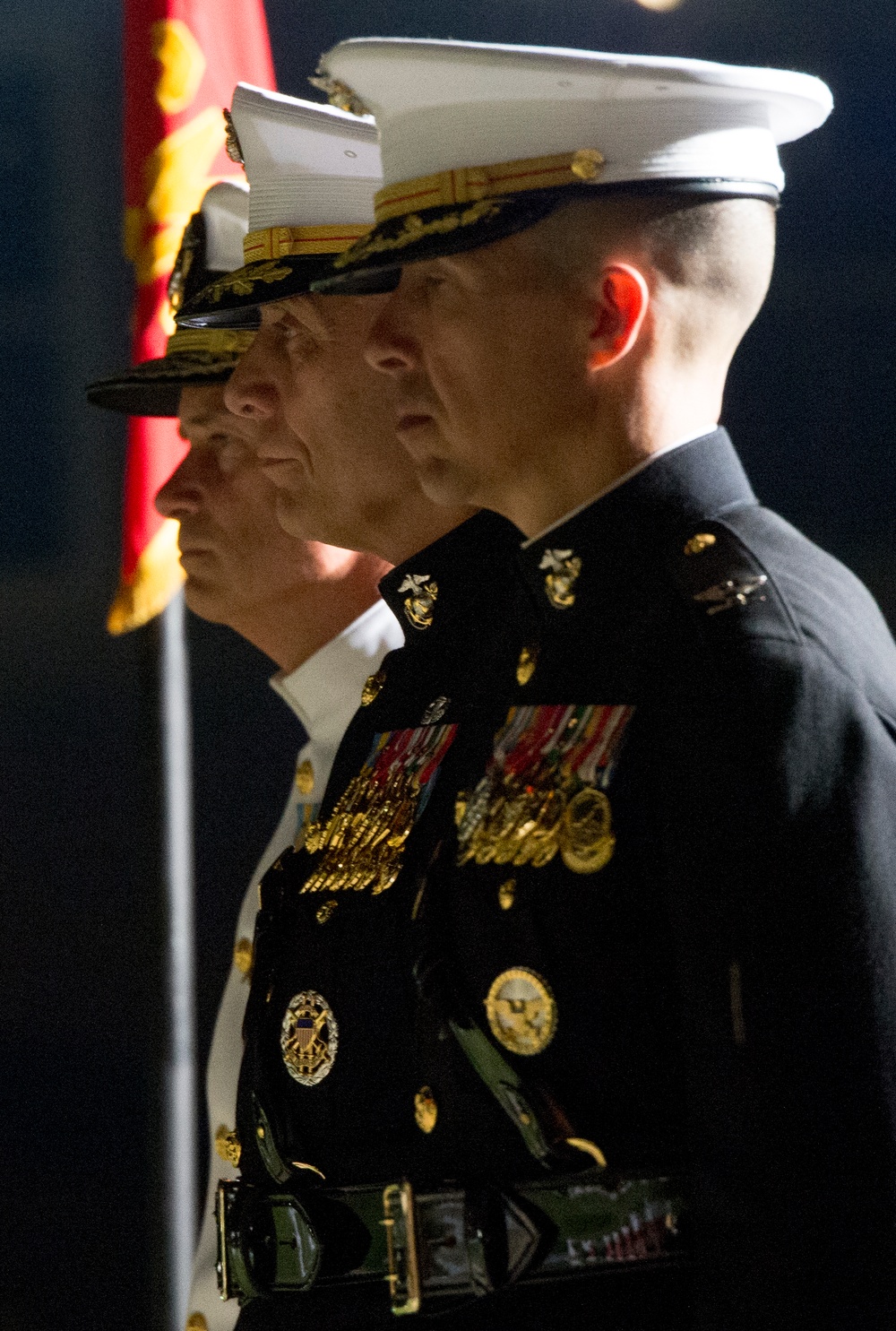 Evening Parade in honor of Adm. James A. Winnefeld Jr.