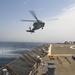 USS Arleigh Burke flight deck operations