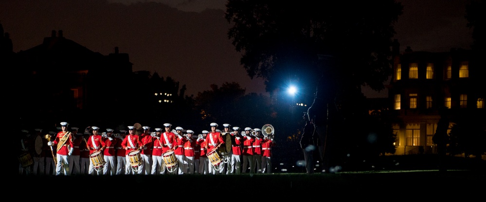 Evening Parade in honor of Adm. James A. Winnefeld Jr.