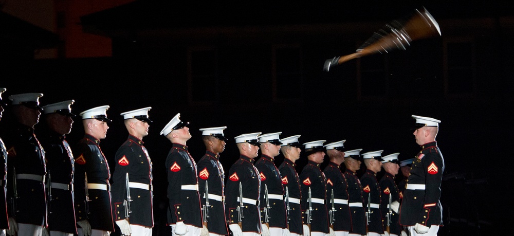 Evening Parade in honor of Adm. James A. Winnefeld Jr.